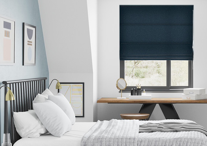 Devonshire, Denim - Twist&Fit Roman Blind - Image 3